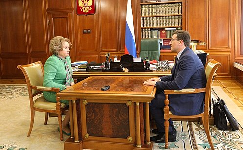 Председатель СФ В. Матвиенко провела встречу с губернатором Нижегородской области Г. Никитиным