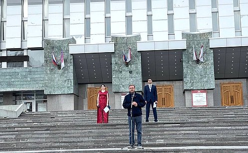 К. Косачев принял участие в патриотическом мероприятии в Йошкар-Оле