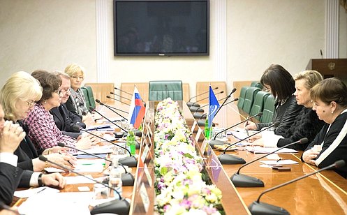 Е. Лахова провела встречу с делегацией Генерального директората СЕ по вопросам демократии во главе с М. Руотанен