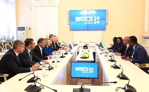 В. Матвиенко побеседовала с Председателем Совета Федерации Парламента Эфиопии А. Тешагером