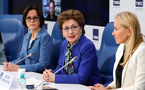 Г. Карелова на пресс-конференции в ТАСС рассказала о программе Евразийского женского форума