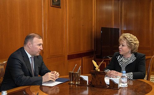 Состоялась встреча Председателя Совета Федерации с главой Республики Адыгея