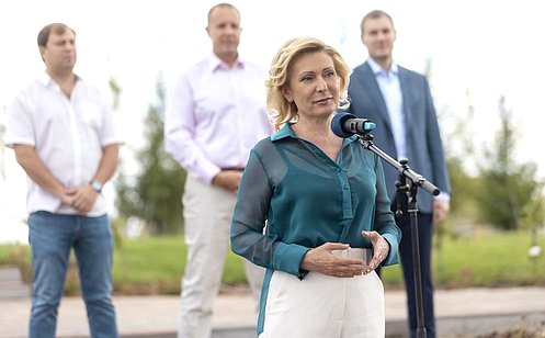 И. Святенко приняла участие в открытии Парка на территории Московского НПЗ