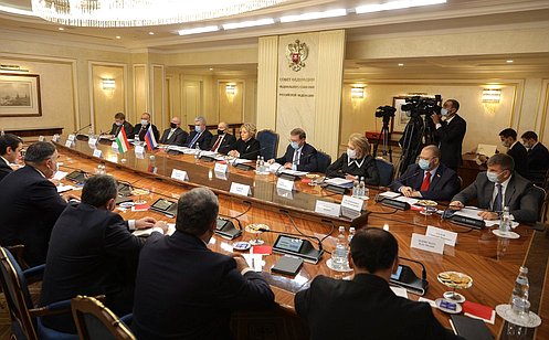В. Матвиенко: Ближайшая задача России и Таджикистана — восстановление и увеличение объемов сотрудничества, затронутого пандемией