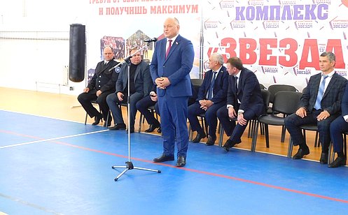 А. Кондратенко принял участие в открытии спортивного комплекса в Краснодарском крае