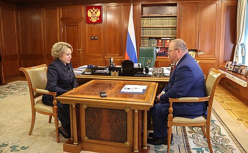 Председатель СФ провела встречу с губернатором Пензенской области