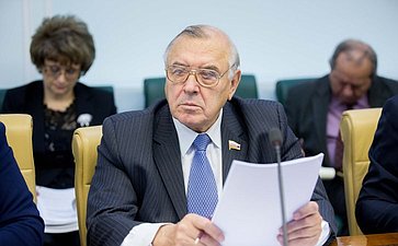 В. Сударенков Заседание Комитета Совета Федерации по науке, образованию и культуре