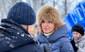 Татьяна Сахарова в рамках работы в регионе посетила парк «Патриот»