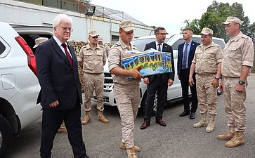 Визит Комитета Совета Федерации по обороне и безопасности для посещения подразделений Вооруженных Сил Российской Федерации, дислоцированных в Сирийской Арабской Республике
