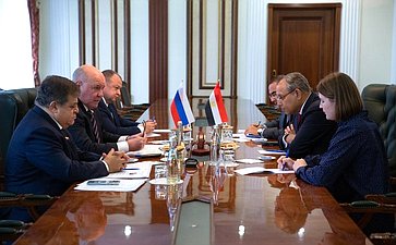 Г. Карасин встретился с Послом Египта в России Н. Нагари