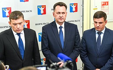 Николай Журавлёв совершил рабочую поездку в Норильск