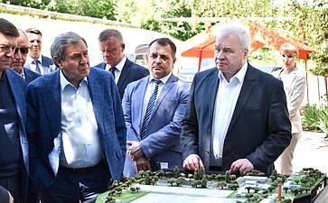 В ходе поездки сенаторы РФ посетили объекты инженерной инфраструктуры и экологии