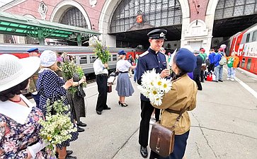 «Поезд Памяти» прибыл в город-герой Москву