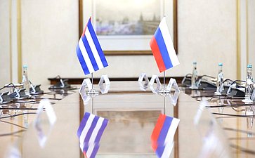 Встреча Председателя Совета Федерации Валентины Матвиенко со специальным представителем Президента Республики Куба, Министром иностранных дел Республики Куба Бруно Родригесом Паррильей