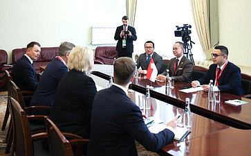 Встреча первого заместителя Председателя СФ Андрея Яцкина с заместителем председателя Народного консультативного конгресса Республики Индонезии
