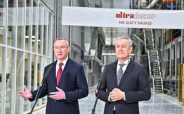 Анатолий Артамонов принял участие в открытии в Людиновском районе завода по производству древесно-стружечных плит