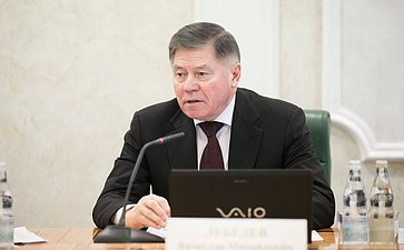 В. Лебедев Заседание Комитета Совета Федерации по конституционному законодательству и государственному строительству