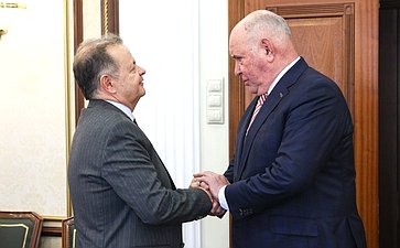 Председатель Комитета СФ по международным делам Григорий Карасин провел встречу с Послом Бразилии в России Родриго Соаресом