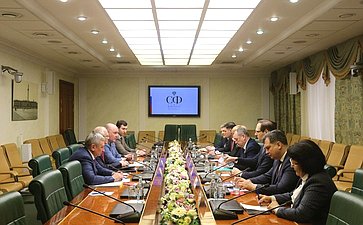 Встреча Фарита Мухаметшина с Председателем Верховного Совета Приднестровья Александром Коршуновым