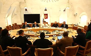 Мохмад Ахмадов принял участие во встрече делегации группы дружбы Национального совета Республики Намибии с Советом Федерации в Государственной Думе ФС РФ