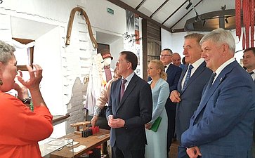 Сергей Лукин принял участие в открытии новой музейной экспозиции Дворцового комплекса Ольденбургских в Воронежской области