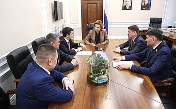 Встреча Инны Святенко с руководством Ямало-Ненецкого автономного округа