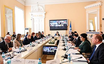 Участие сенаторов РФ в заседании Постоянной комиссии МПА СНГ по социальной политике и правам человека