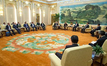 Встреча Председателя СФ В. Матвиенко с Председателем КНР Си Цзиньпином