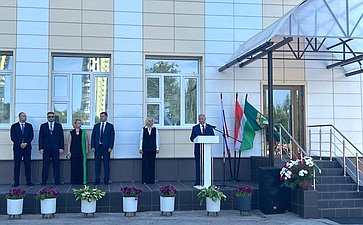 В селе Лопатино Тарусского района состоялось открытие новой средней общеобразовательной школы