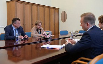 Встреча заместителя Председателя СФ Галины Кареловой с депутатом Парламента Республики Молдова Зинаидой Гречаный