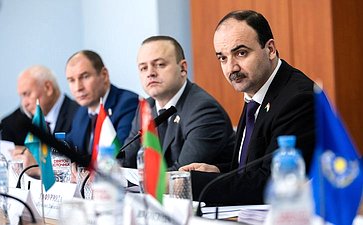 Участие сенаторов Российской Федерации в заседании Постоянной комиссии ПА ОДКБ по политическим вопросам и международному сотрудничеству