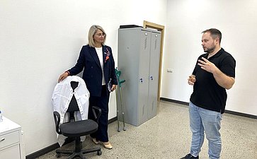 Наталия Косихина провела рабочую встречу с руководством и сотрудниками Центра протезирования и реабилитации