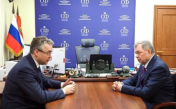 Встреча Анатолия Артамонова с губернатором Ставропольского края Владимиром Владимировым