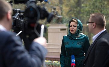 Брифинг В. Матвиенко в Иране