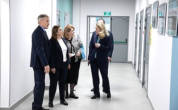 Сенаторы посетили Центр физкультурной и спортивной работы «Олимпия» Тюменского муниципального района