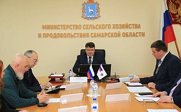 Андрей Кислов принял участие в рабочем совещании в министерстве сельского хозяйства и продовольствия Самарской области