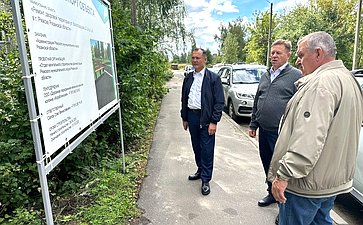 Игорь Мурог в рамках парламентского контроля посетил с рабочим визитом Александро-Невский район и Ряжский округ