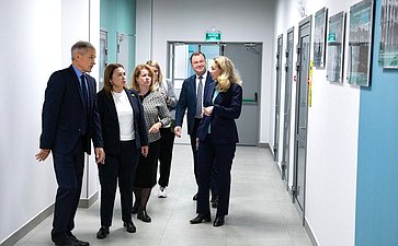 Сенаторы посетили Центр физкультурной и спортивной работы «Олимпия» Тюменского муниципального района