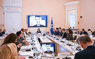 Сенаторы приняли участие в заседании Постоянной комиссии МПА СНГ по социальной политике и правам человека
