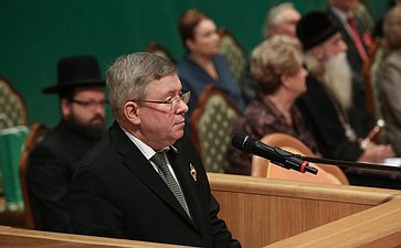 Первый заместитель Председателя Совета Федерации Александр Торшин принял участие в VIIIВсемирном Русском Народном Соборе
