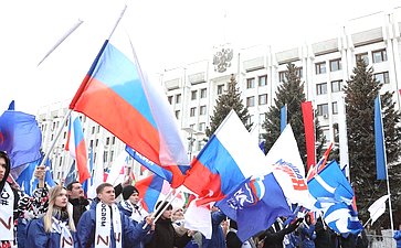 Фарит Мухаметшин в Самаре принял участие в митинг-концерте «Вместе — За Россию!»