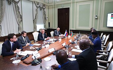 Константин Косачев провел встречу с заместителем Председателя Сената Республики Кения Катури Мурунги