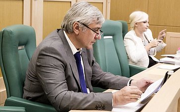 Ахмет Паланкоев на 358 заседании Совета Федерации