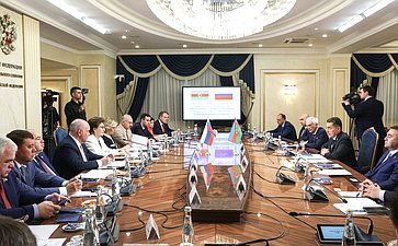 6 июля 2023 года. Девятнадцатое заседание Межпарламентской комиссии по сотрудничеству Федерального Собрания РФ и Милли Меджлиса Азербайджанской Республики
