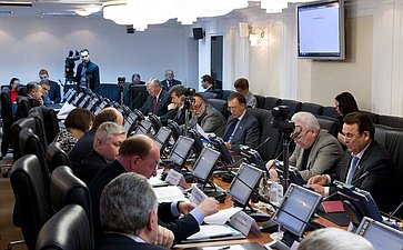 Совместное заседание Комитета СФ по международным делам и Комиссии Совета законодателей РФ по проблемам международного сотрудничества