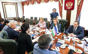 Встреча Инны Святенко с Министром дошкольного и школьного образования Республики Узбекистан Хилолой Умаровой
