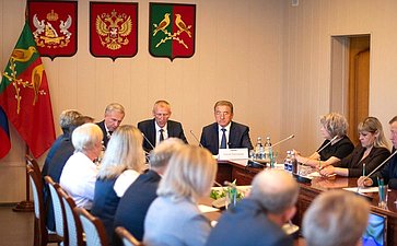 Сергей Лукин провел рабочую встречу с активом Таловского района Воронежской области