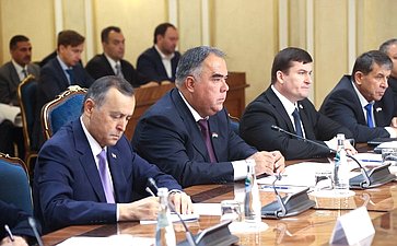 14-е заседание Комиссии по сотрудничеству Совета Федерации Федерального Собрания Российской Федерации и Маджлиси милли Маджлиси Оли Республики Таджикистан