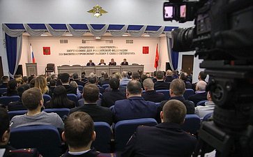 Открытие комплекса зданий Управления МВД РФ по Василеостровскому району Санкт-Петербурга