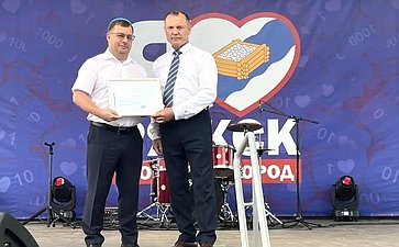 Игорь Мурог принял участие в праздновании Дня города Ряжска
